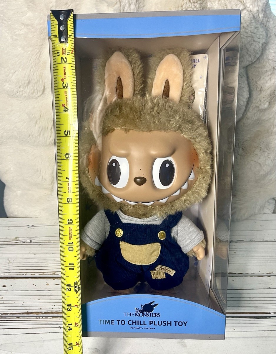 AUTHENTIC Pop Mart LARGE LABUBU Time to Chill Vinyl Plush Doll