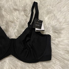 Wacoal 34D Bra Black Shape Revelation Pendulous Underwire 855387 NEW $76