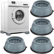4 Pcs Anti Vibration Pads Reduce Noise Rubber Feet Pads for Washing Machine