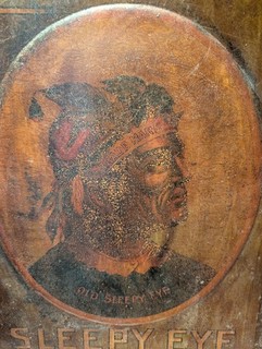 Original SALTY Hard To Find Sleepy Eye Flour Metal Sign