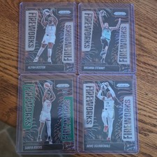 2024 Panini Prizm WNBA Fireworks 4-Card Lot Boston Stewart Rivers Ogunbowale