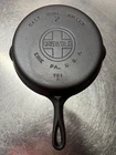 Griswold Erie PA Cast Iron No 7 Skillet Large Block Logo 701 A