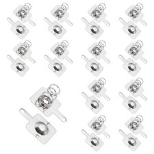 AA Battery Contact Spring Plates, 12 Set 12 mm x 12mm Terminal Contact