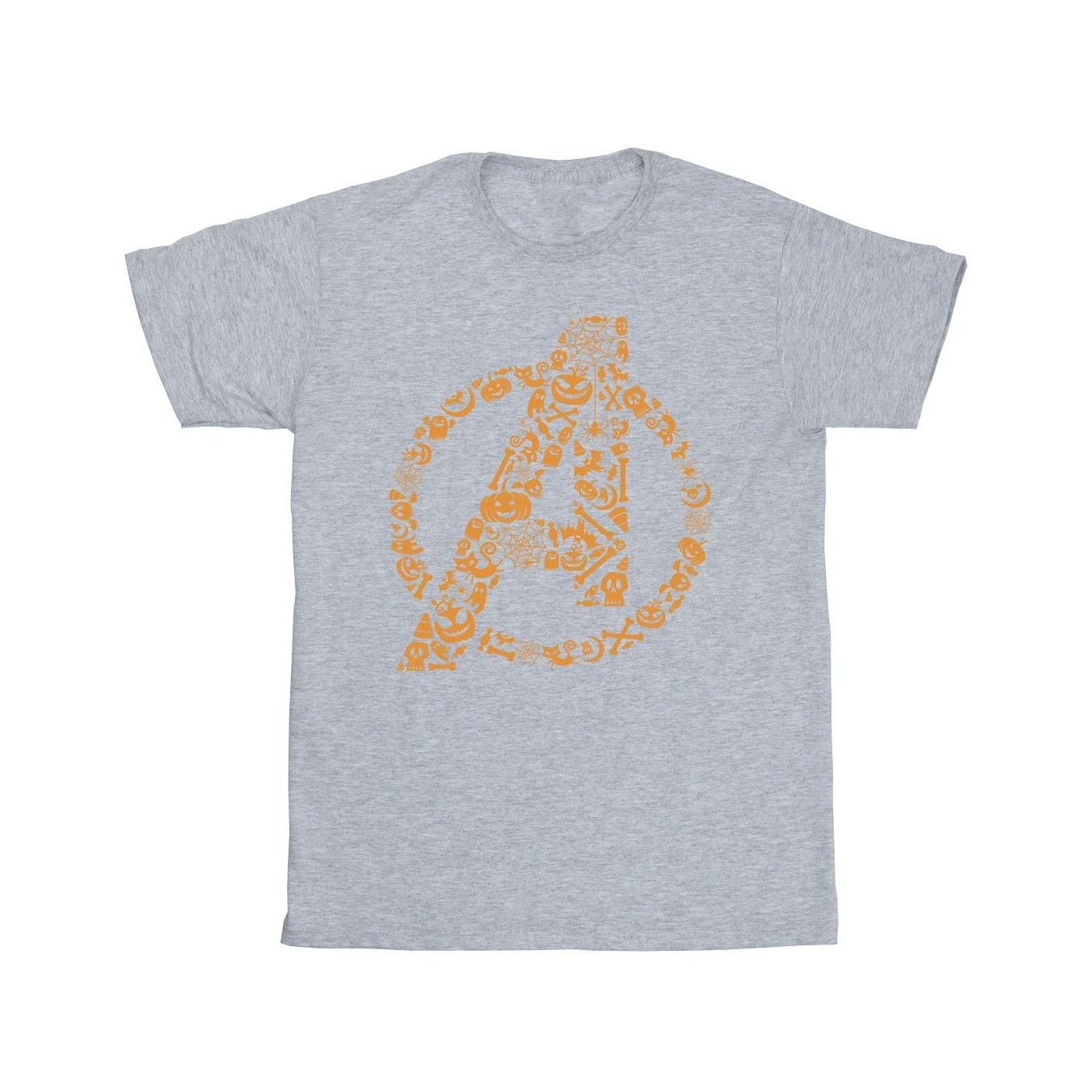 Marvel Camiseta Avengers Halloween Logotipo para Hombre (BI38365)
