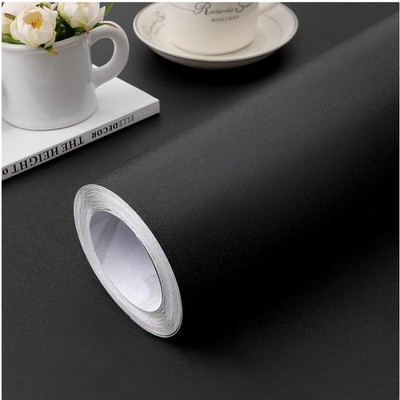 Large Black Wallpaper Roll 15.7''x984.2''