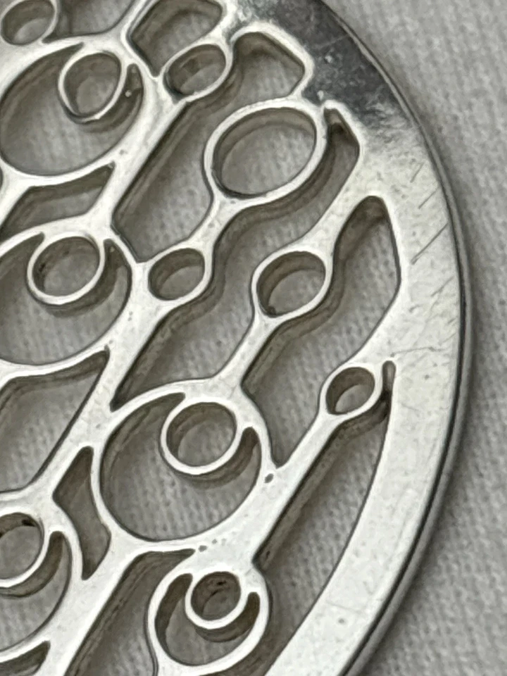 Modernist Sterling Silber David Andersen Marianne Berg 60er Norwegen Wimpel 17,2g - Bild 3 von 4