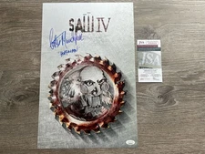 Costas Mandylor Signed Saw IV 11x17 Photo JSA COA Detective Hoffman Horror Auto