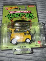 Hot Wheels Premium Teenage Mutant Ninja Turtles Party Wagon Real Riders GJR50
