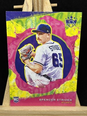 Spencer Strider 2022 Diamond Kings Rookie Baseball Card #142 - Atlanta Braves