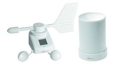 Mobile Alerts Spar-Set: Windmesser MA10660PRO, mit Solarpanel und Regensensor MA