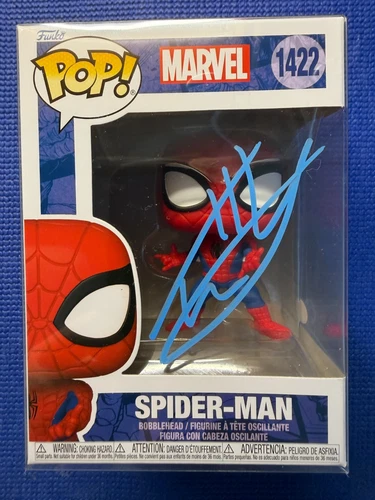 Tom Holland Signed Funko Pop Spider-Man #1422 w/ COA #A5226