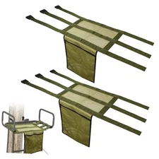 Universal Tree Stand Seat Replacement with Pocket, 16 X 12Inch green-2