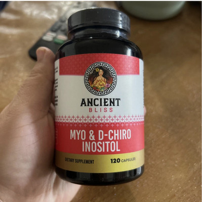 Ancient Bliss Myo & D-Chiro Inositol 2000mg/50mg 120 Capsules 30 Servings NEW