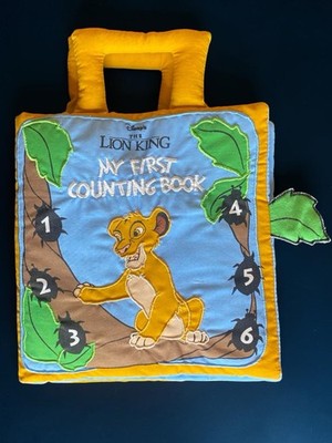 ULTRA RARE Vintage Lion King My First Counting Book Soft Foam Interactive 