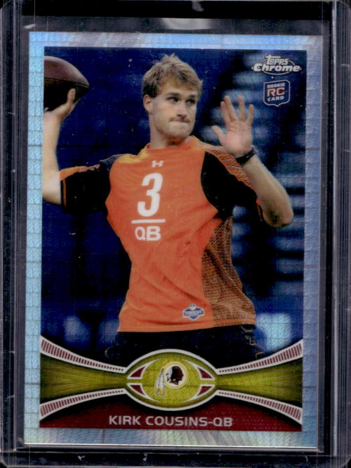 2012 Topps Chrome Kirk Cousins RC Prism Refractor Rookie #/216 Redskins