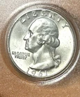 *SILVER* 1961-D  Washington Quarter - 90% Silver