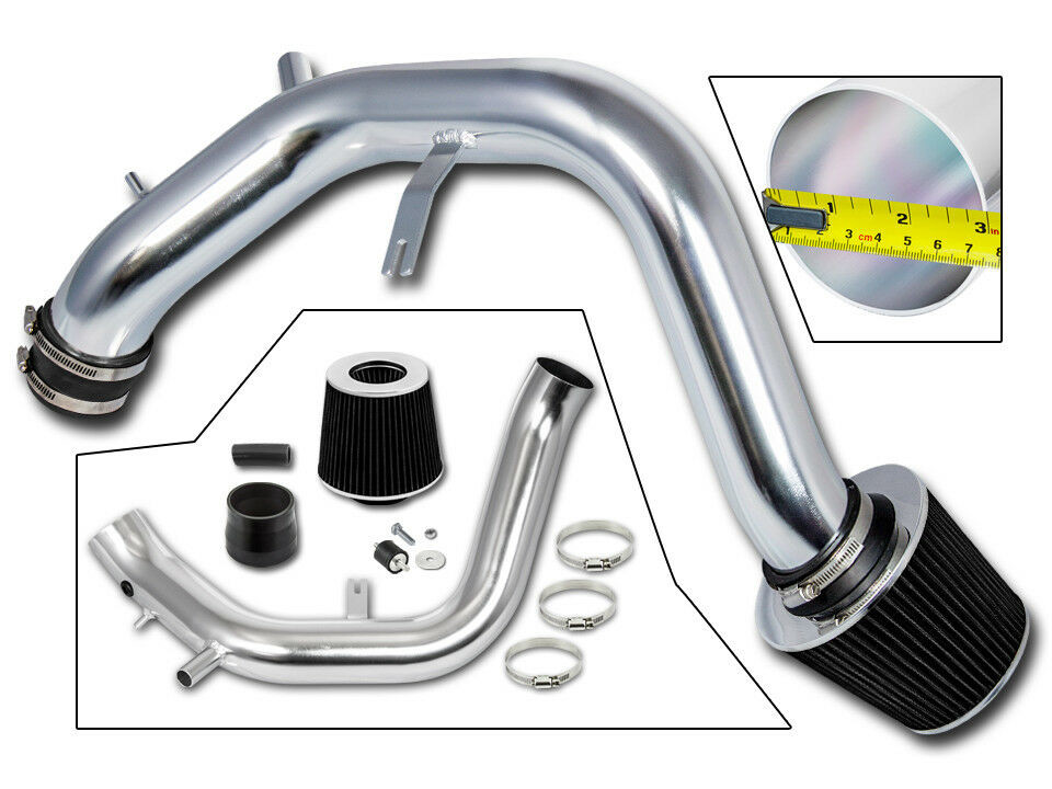 Cold Air Intake Kit + BLACK Filter For 04-08 Acura TSX 2.4 L4 3"