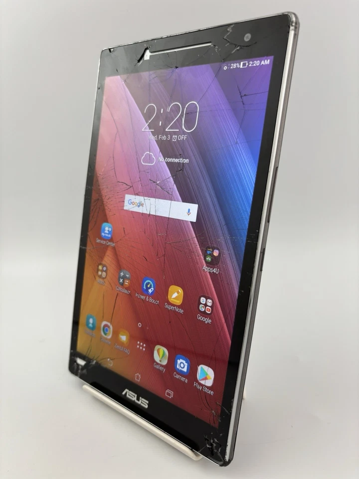 Asus Zenpad 8.0 Z380M P00A Black Wi-Fi 8GB 5MP 1GB Ram Android Tablet Cracked - Image 4 of 4