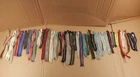 Lot of 40 Vintage Aluminum Metal Teeth Zippers Salvaged Talon Conmar Crown