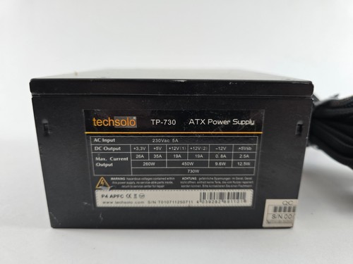 Techsolo TP-730 730W ATX 2.3 Netzteil 730 Watt