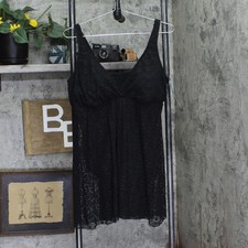 Swim Solutions Control Flyaway Plus Size Lace Swimdress One Piece Black 18W