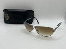 Vintage Ray Ban RB 3342 Warrior 004/51 Sunglasses Gunmetal Gradient Lenses Italy