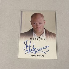 2010 Rittenhouse Heroes Blake Shields as Flint Gordon Autograph Card. C005537