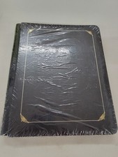 Creative Memories Black with Gold Trim 8.5x11 Album With Pages