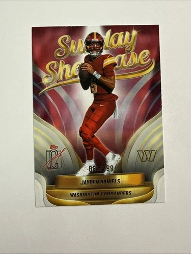2025 Topps Signature Jayden Daniels Coral (RAW)