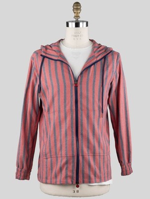 NEW KITON PINK GRAY COTTON SWEATSHIRT UMBI EU 56 - US 46 - 2XL US925
