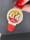 Vintage 1990's Coca Cola Swiss Made Watch By Swatch White Red Band