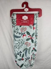 Holiday Time Velvet Floral Super Soft Plush Throw Blanket 50 X 60 Inches