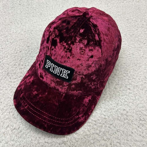 Victoria Secret Pink Brand Velvet Hat One Size Baseball Cap