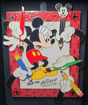 DLR Featured Artist Collection 2007 Martha Widener Artistic Mickey Jumbo 56802