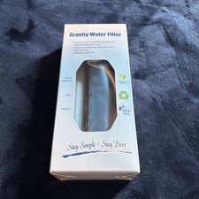 gravity water filter system Hiking. Camping. Fishing. Emergency. Running.