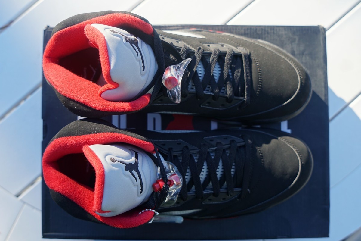 Size 13 - Supreme x Air Jordan 5 Retro Black for sale online | eBay