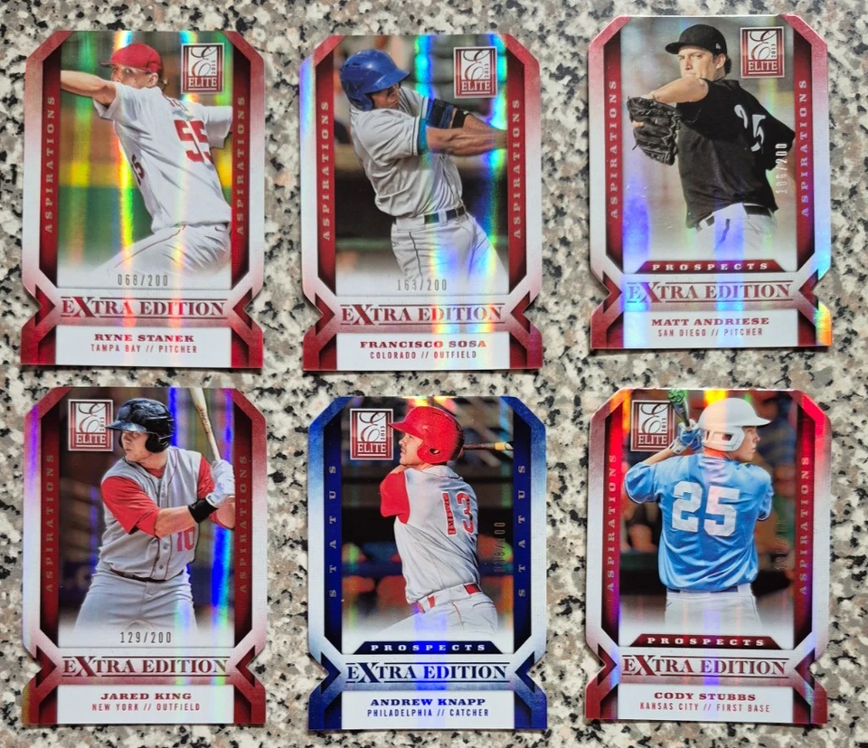 2013 Panini Elite Extra Edition Aspirations /200 status /100 Parallel Card Lot - Image 3 of 4