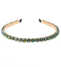 Women's Thin Crystal Headbands, Fashion Cute Headband Beaded Bling Hair Acces...