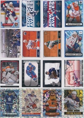 U PICK LOT 2021-22 21-22 Topps NHL Sticker Collection Base Foil SP set #1-666