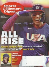SPORTS COLLECTORS DIGEST - APR 15,  2026 - AARON JUDGE -JACKIE ROBINSON - MAYS
