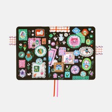 Hobonichi Techo A6 Yumi Kitagishi White Cat Table Decoration Cover Only 2026 New