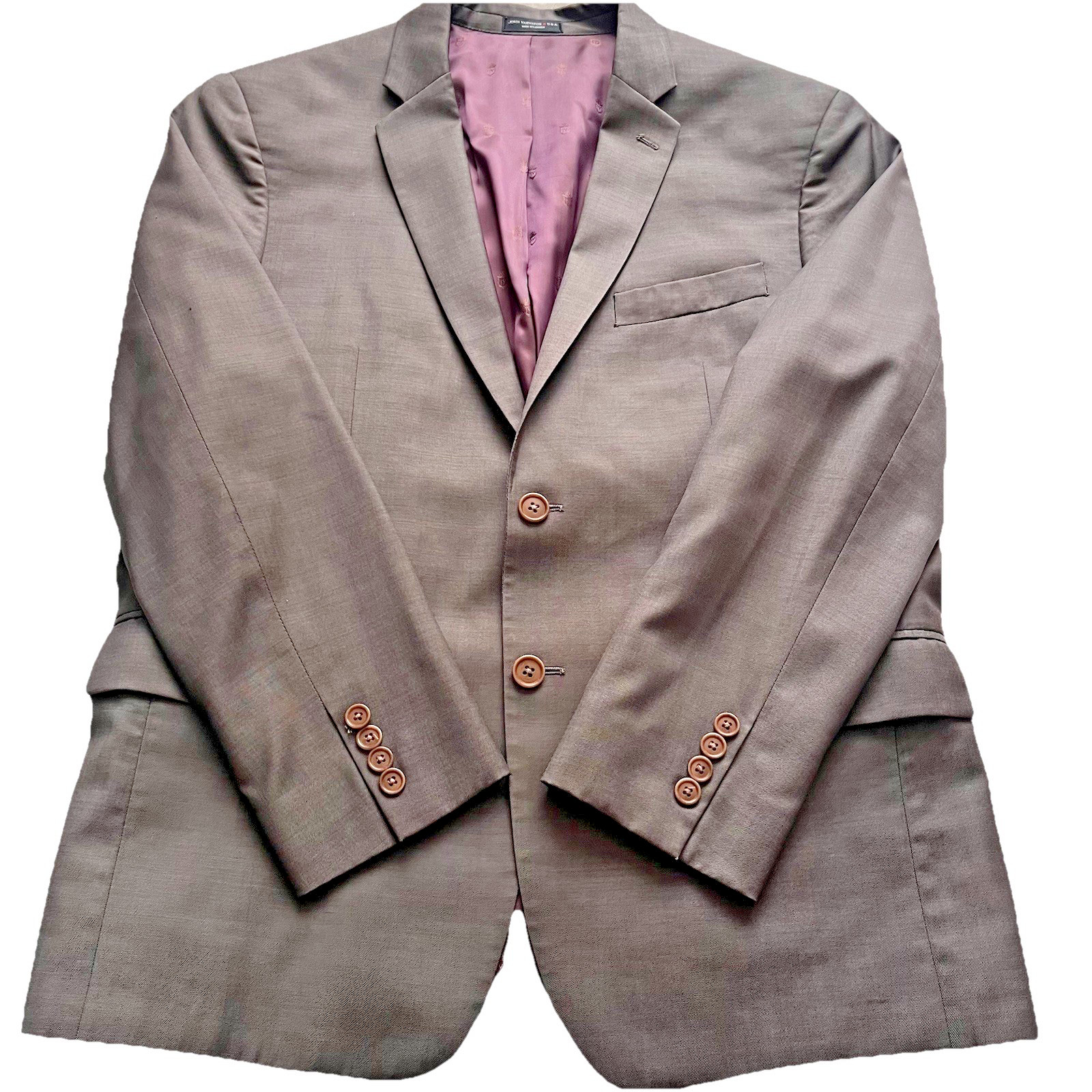 John Varvatos Blazer suit Jacket Wool Twill Men’s 42R Gray Sport coat