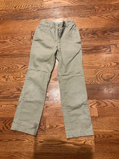 Gap Kids Khaki Chino Pants Size 8 Slim Fit Adjustable Boys Tan