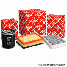 Febi Service Kit with Air, Oil & Cabin Filters fits Porsche Macan 2014-2018