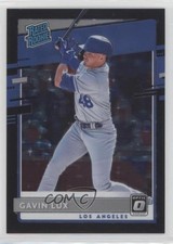 2020 Panini Donruss Optic Rated Rookies Black Stars Prizm /125 Gavin Lux #44 v1x