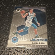 2020-21 Panini Mosaic LaMelo Ball RC #262 NBA Debut Base Charlotte Hornets