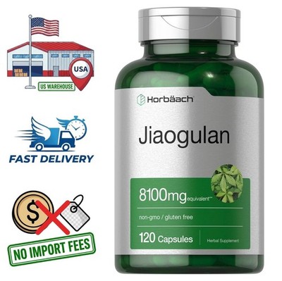 Extracto de Hoja de Jiaogulan 8100mg 18:1 120 Cápsulas Gynostemma Pentaphyllum