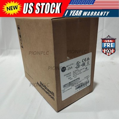 AB 25A-D1P4N104 AC Drive 0.4kW 0.5Hp 25A-D1P4N104 New Sealed US Free Tax