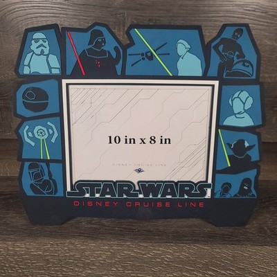 Disney Cruise LIne Star Wars Picture Frame 10''x8'' New Darth Vader Yoda Skywalker
