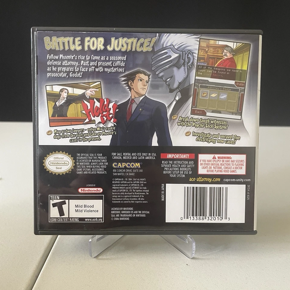 Phoenix Wright: Ace Attorney Trials & Tribulations - CIB - PAL - Nintendo DS - Image 2 of 3